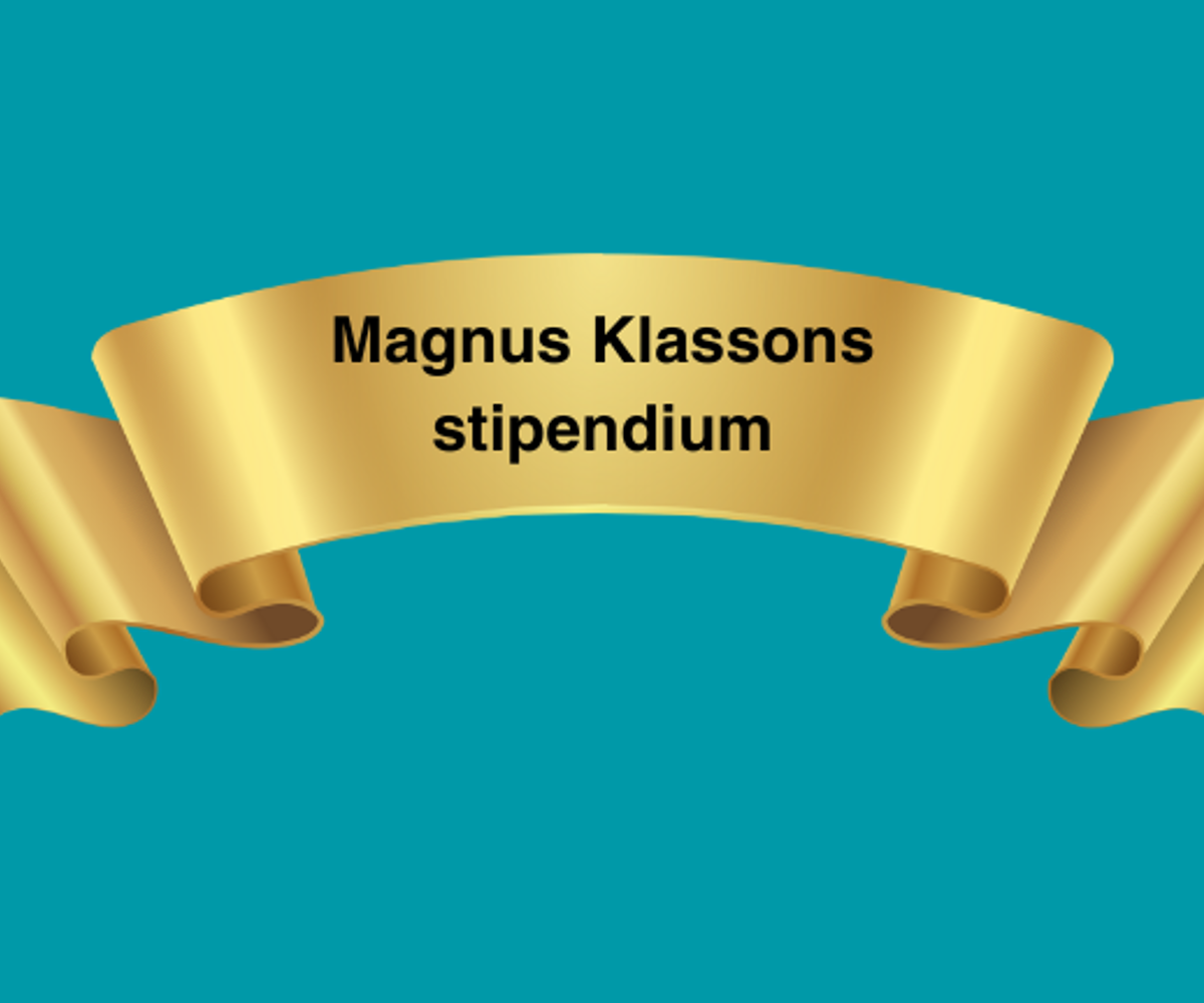 Magnus Klassons Stipendie (Kopia)